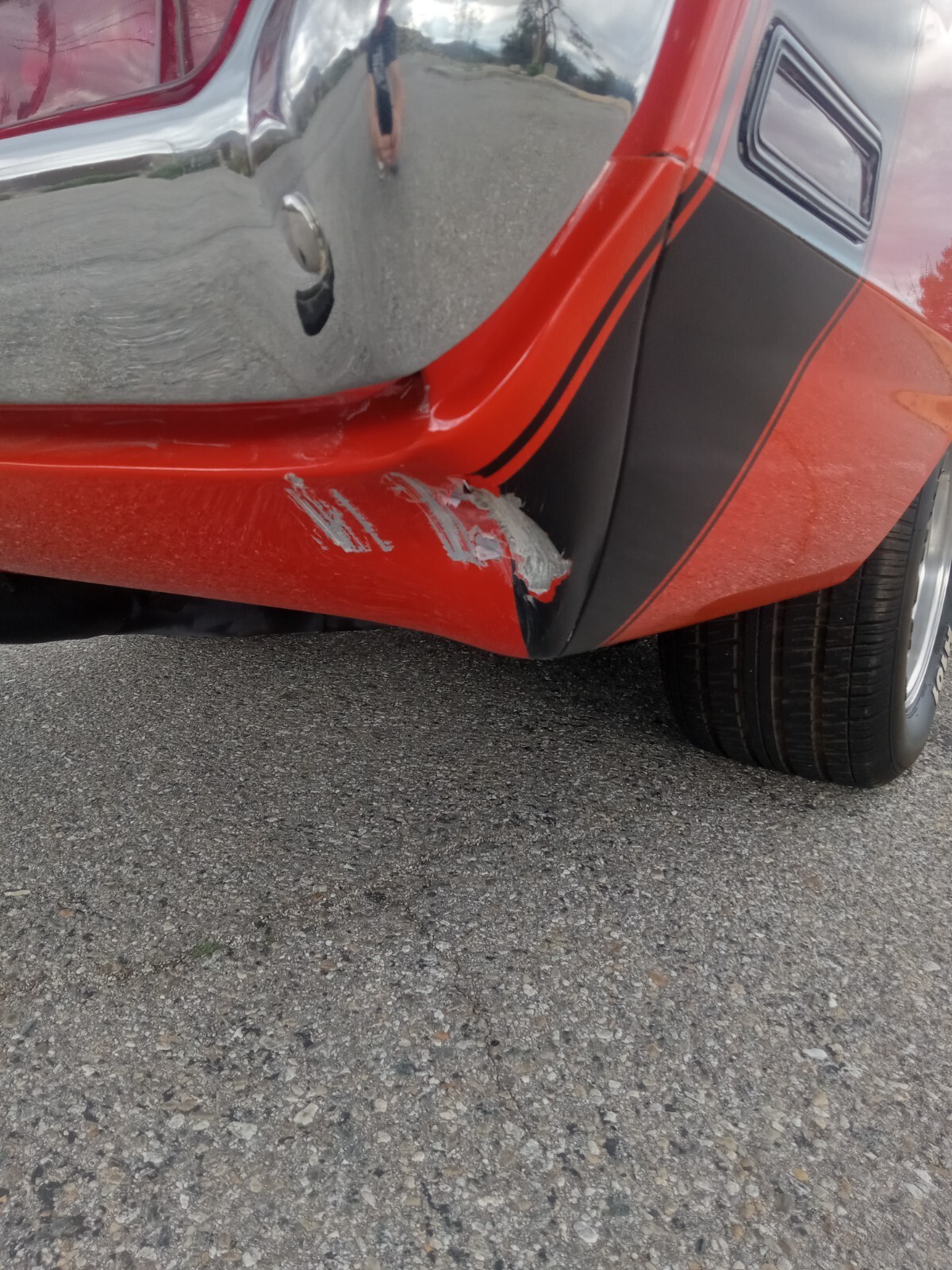 Orange 1971 Plymouth Scamp Coupe with Black interior