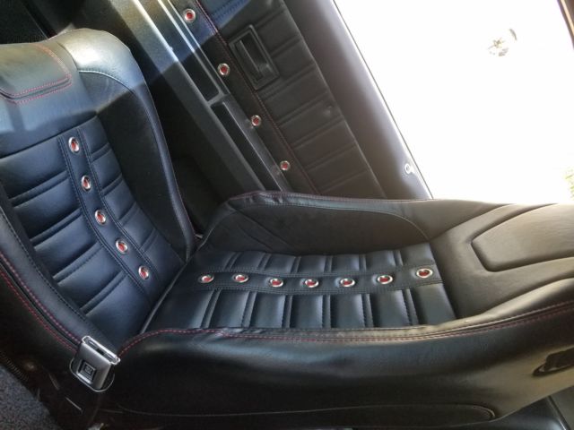 Satin Crimson 1972 Chevrolet Camaro Coupe with Black interior