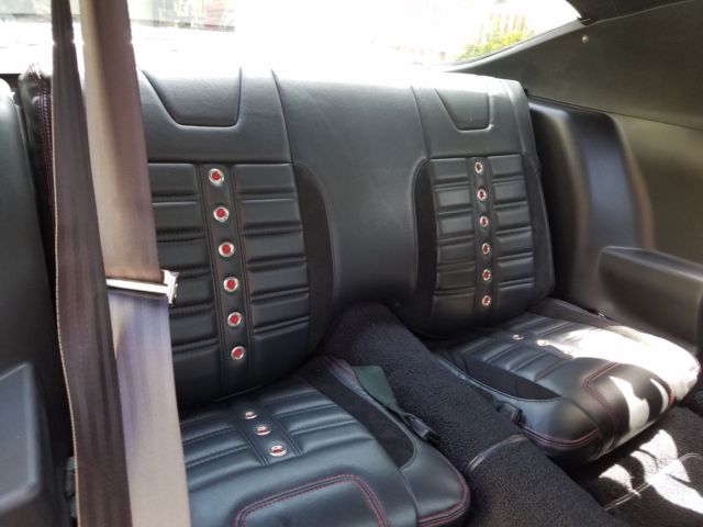 Satin Crimson 1972 Chevrolet Camaro Coupe with Black interior