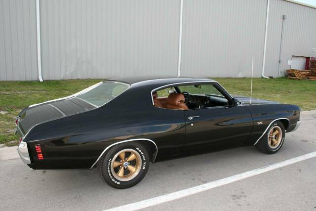 Black 1972 Chevrolet Chevelle Coupe with BEIGE interior