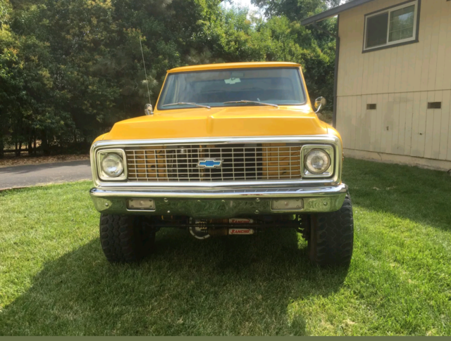 Viper Race Yellow 1972 Chevrolet C-10 Truck with Gray interior