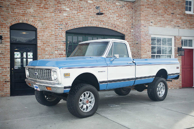 Blue 1972 Chevrolet Other Pickups -- with Blue interior