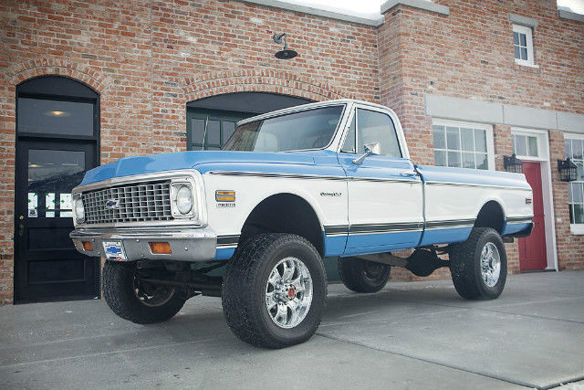 Blue 1972 Chevrolet Other Pickups -- with Blue interior