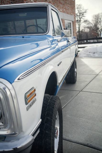 Blue 1972 Chevrolet Other Pickups -- with Blue interior