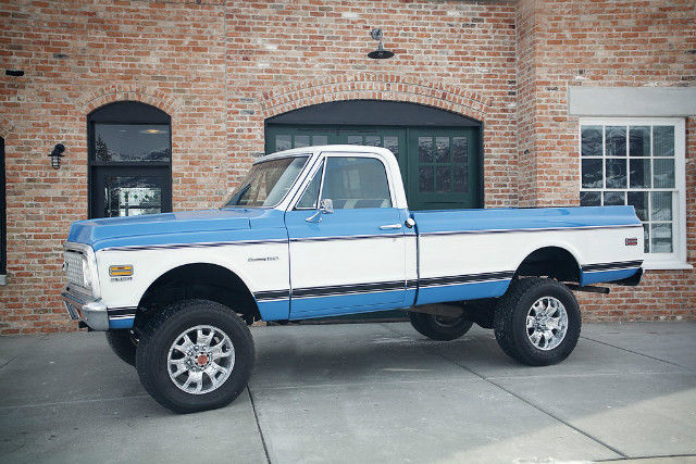 Blue 1972 Chevrolet Other Pickups -- with Blue interior