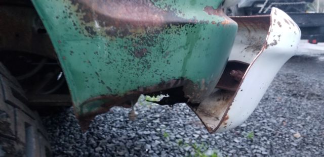 rust/green 1972 Chevrolet C-10 Standard Cab Pickup with Black interior