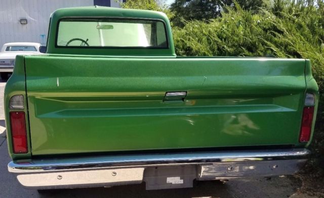 Green 1972 Chevrolet C-10 Standard Cab Pickup with Black interior