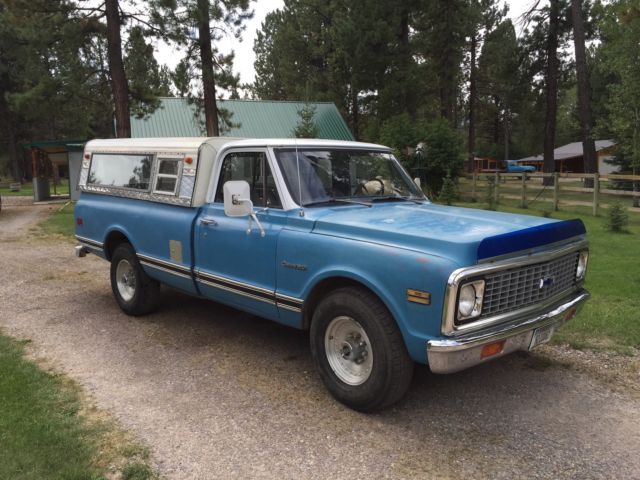 Blue 1972 Chevrolet Other Pickups with Blue interior