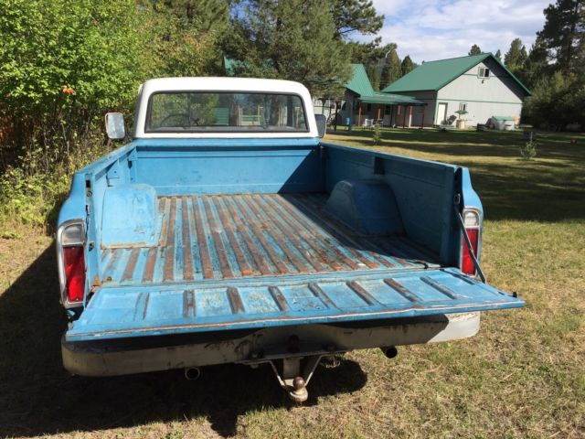 Blue 1972 Chevrolet Other Pickups with Blue interior