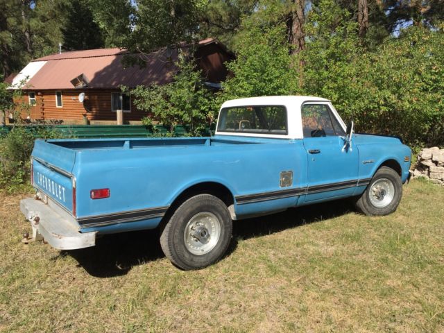 Blue 1972 Chevrolet Other Pickups with Blue interior