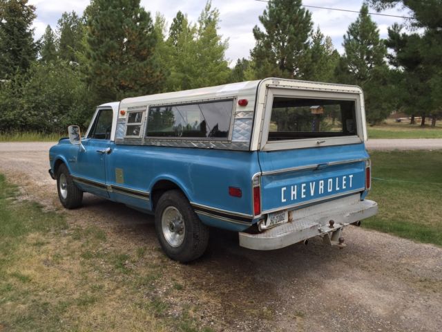 Blue 1972 Chevrolet Other Pickups with Blue interior