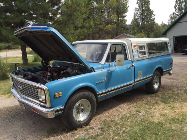 Blue 1972 Chevrolet Other Pickups with Blue interior