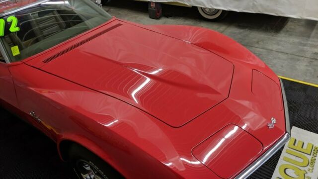 Red 1972 Chevrolet Corvette Convertible with Other interior