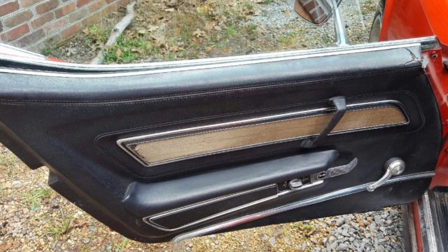 Red 1972 Chevrolet Corvette Coupe with Black interior