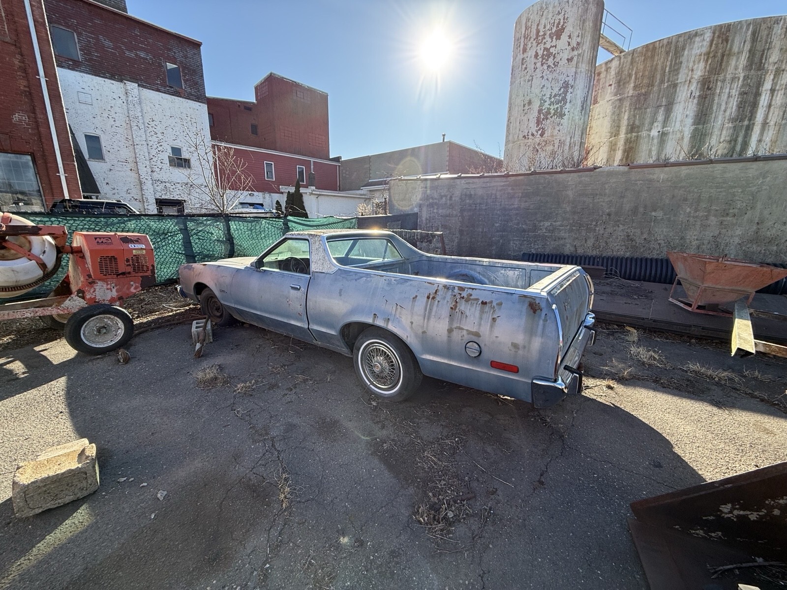 Blue 1972 Ford Ranchero