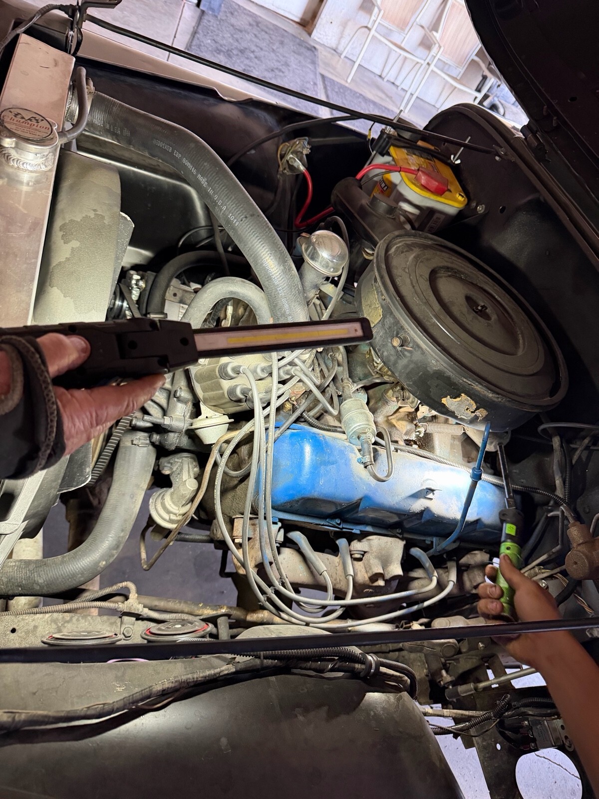 Green 1972 Jeep CJ Convertible