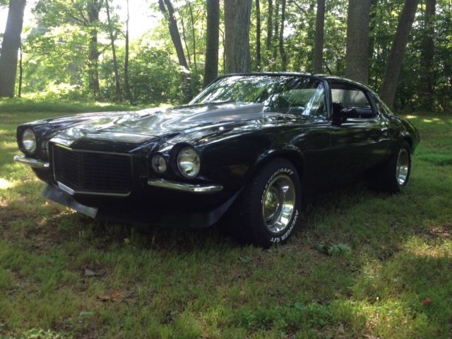 Black 1972 Chevrolet Camaro Coupe with Black interior