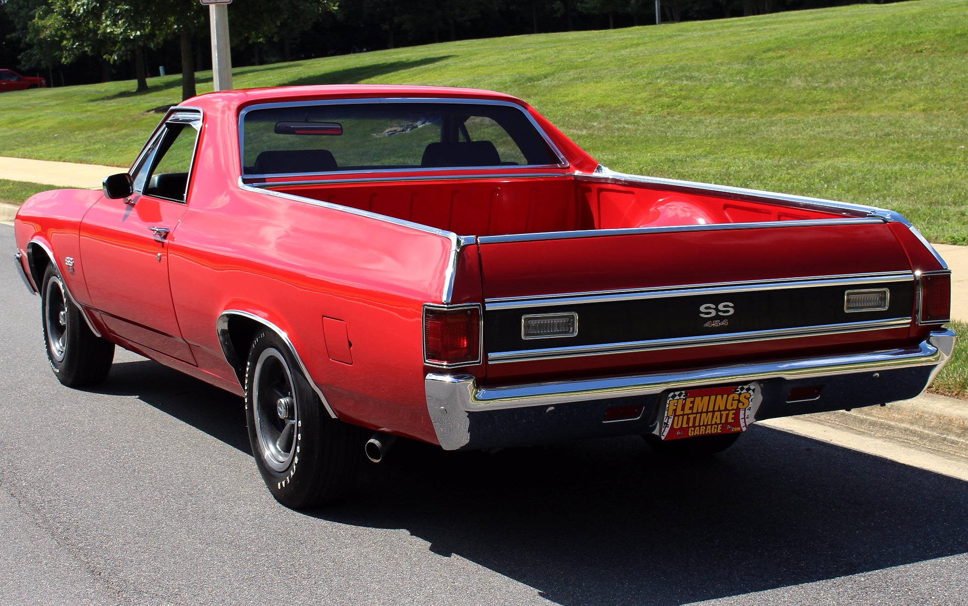 Black 1972 Chevrolet El Camino with Black interior