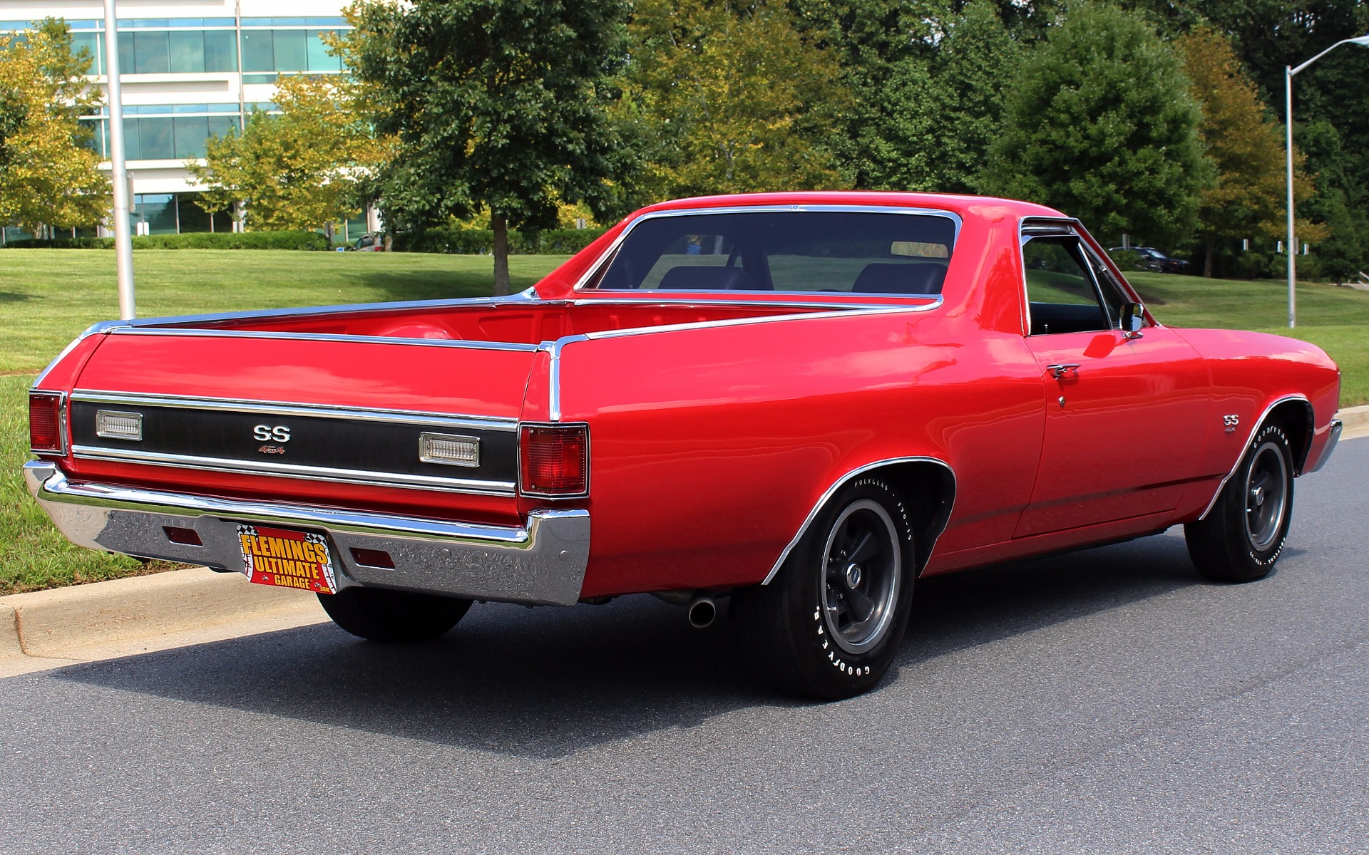 Black 1972 Chevrolet El Camino with Black interior