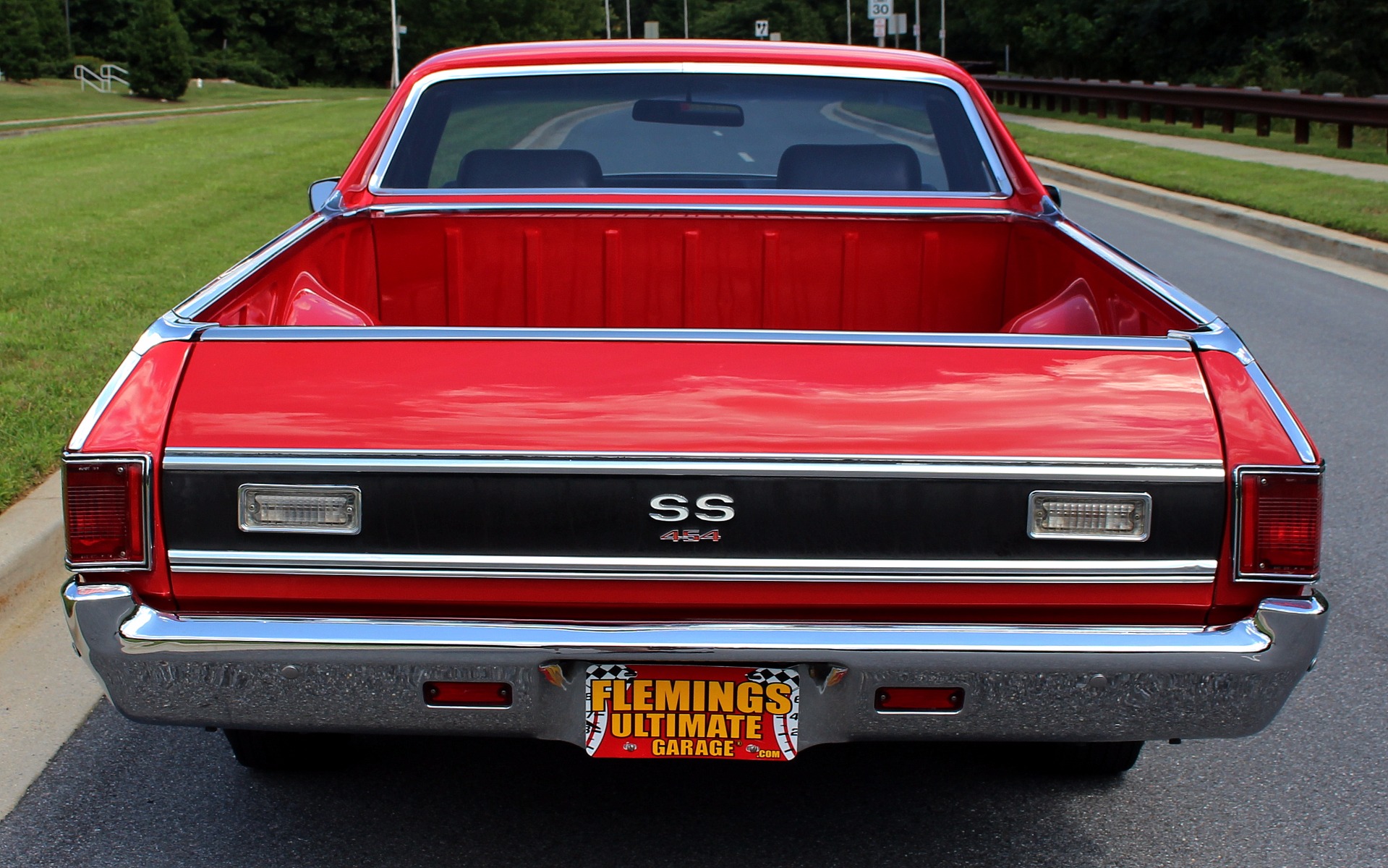 Black 1972 Chevrolet El Camino with Black interior