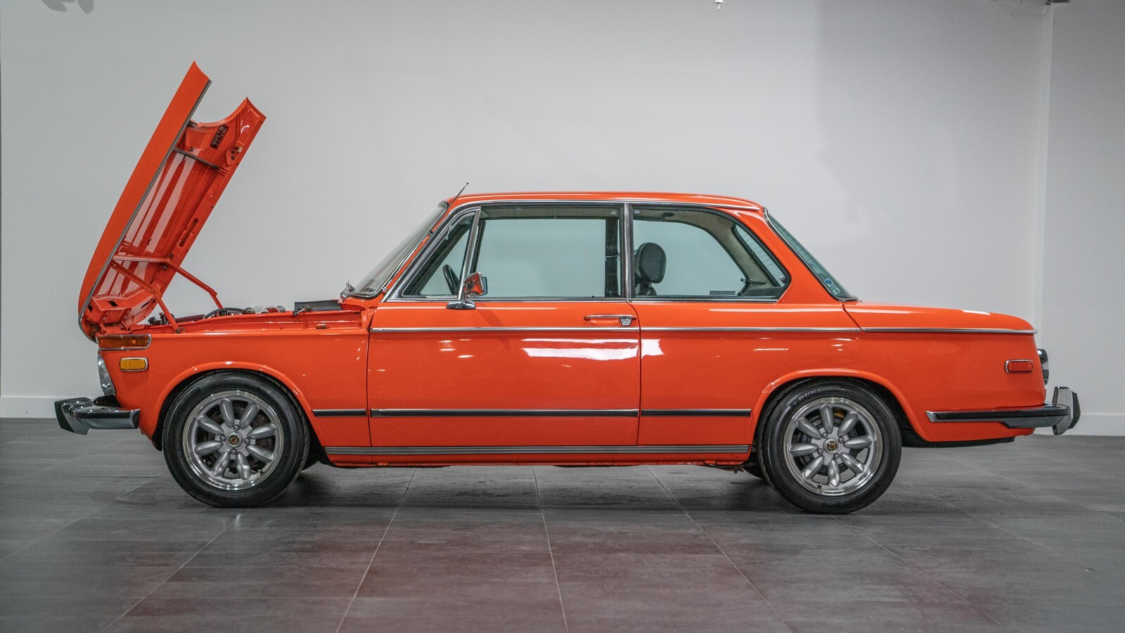 Orange 1973 BMW 2002