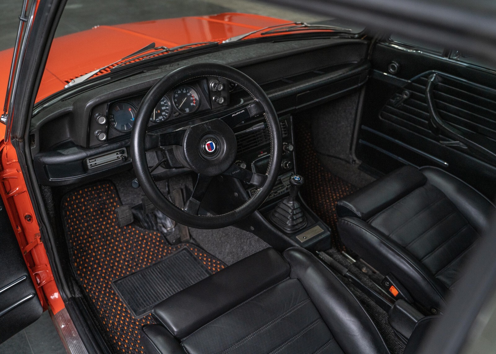 Orange 1973 BMW 2002