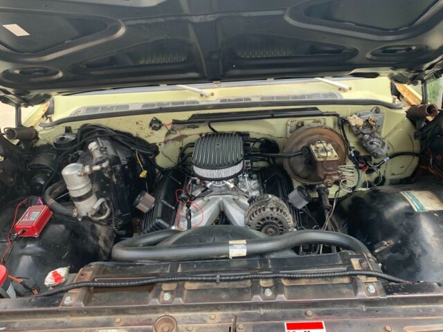 Green 1973 Chevrolet C-10 Shortbed with Green interior