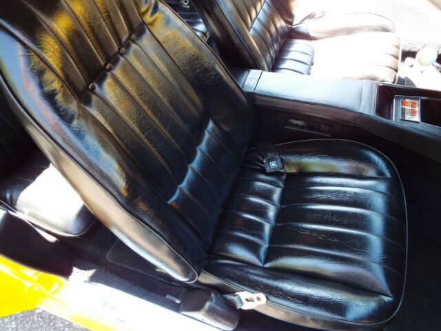 Yellow 1973 Chevrolet Camaro Coupe with Black interior