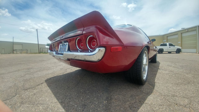 Burgundy 1973 Chevrolet Camaro with Black interior