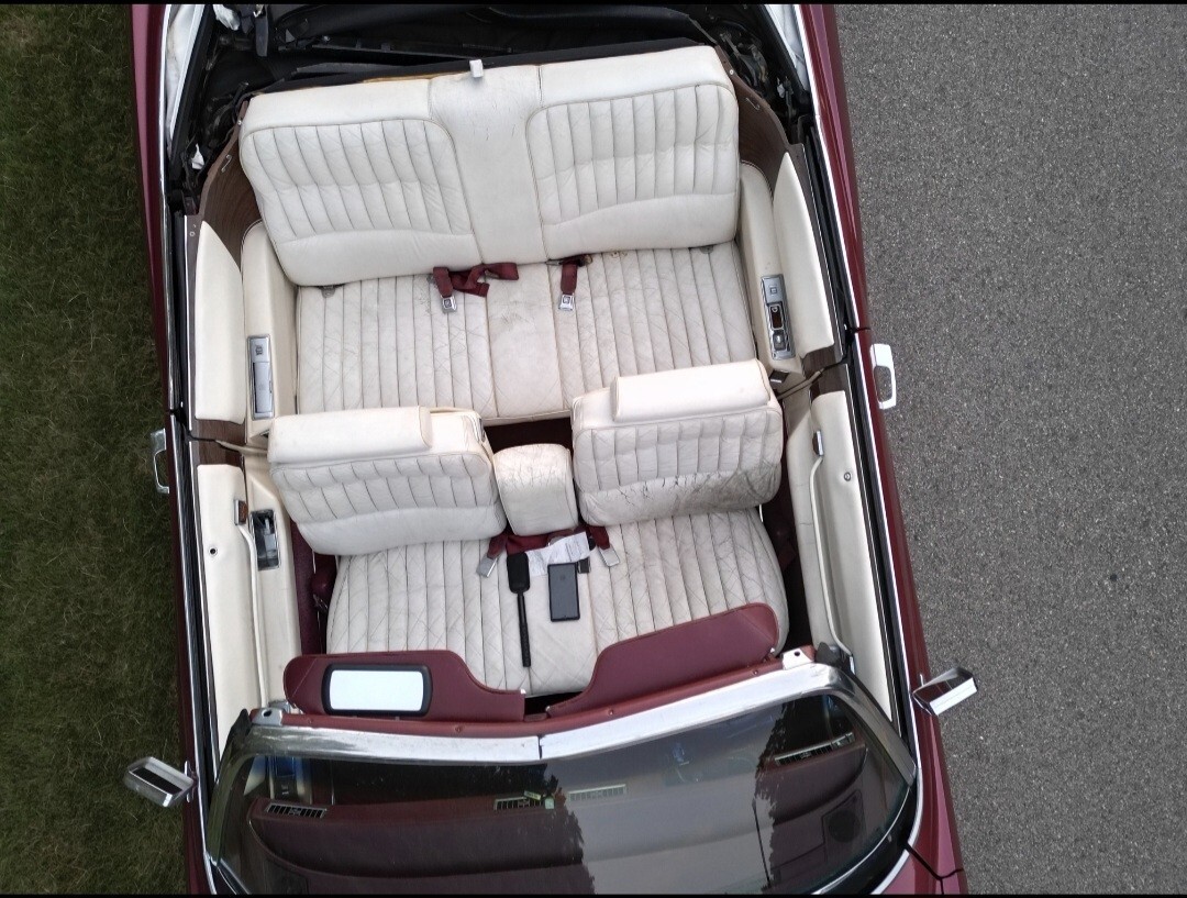 Red 1974 Cadillac Eldorado Convertible