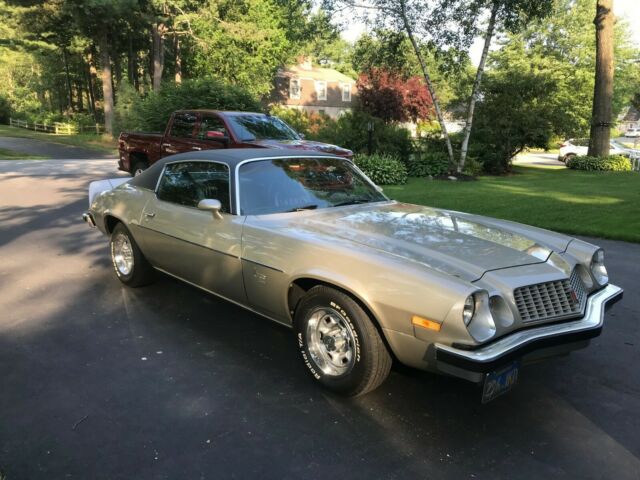 Silver 1974 Chevrolet Camaro with Black interior