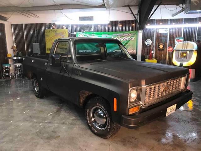 Black 1974 Chevrolet Other Pickups Pickup Truck with Black interior