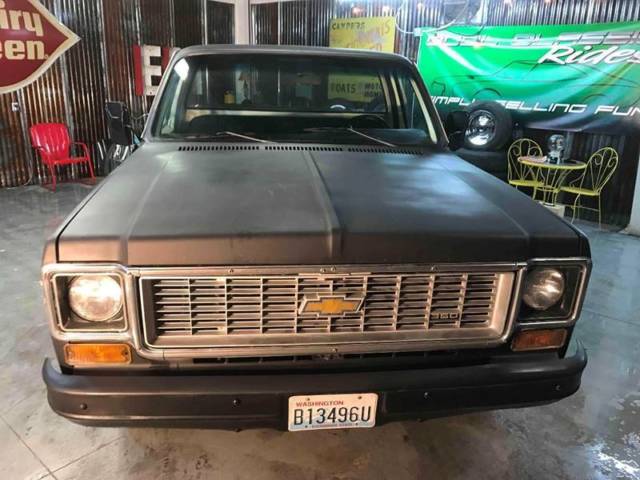 Black 1974 Chevrolet Other Pickups Pickup Truck with Black interior