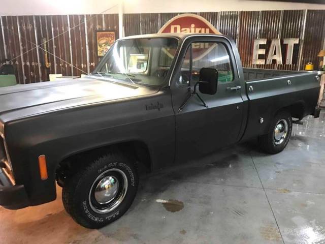 Black 1974 Chevrolet Other Pickups Pickup Truck with Black interior