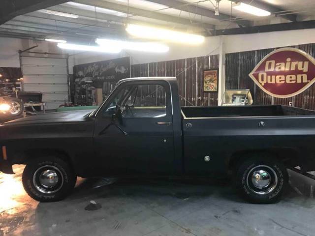Black 1974 Chevrolet Other Pickups Pickup Truck with Black interior