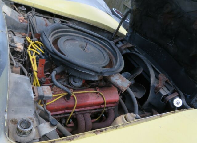 Yellow 1974 Chevrolet Corvette Coupe T TOP with Tan interior