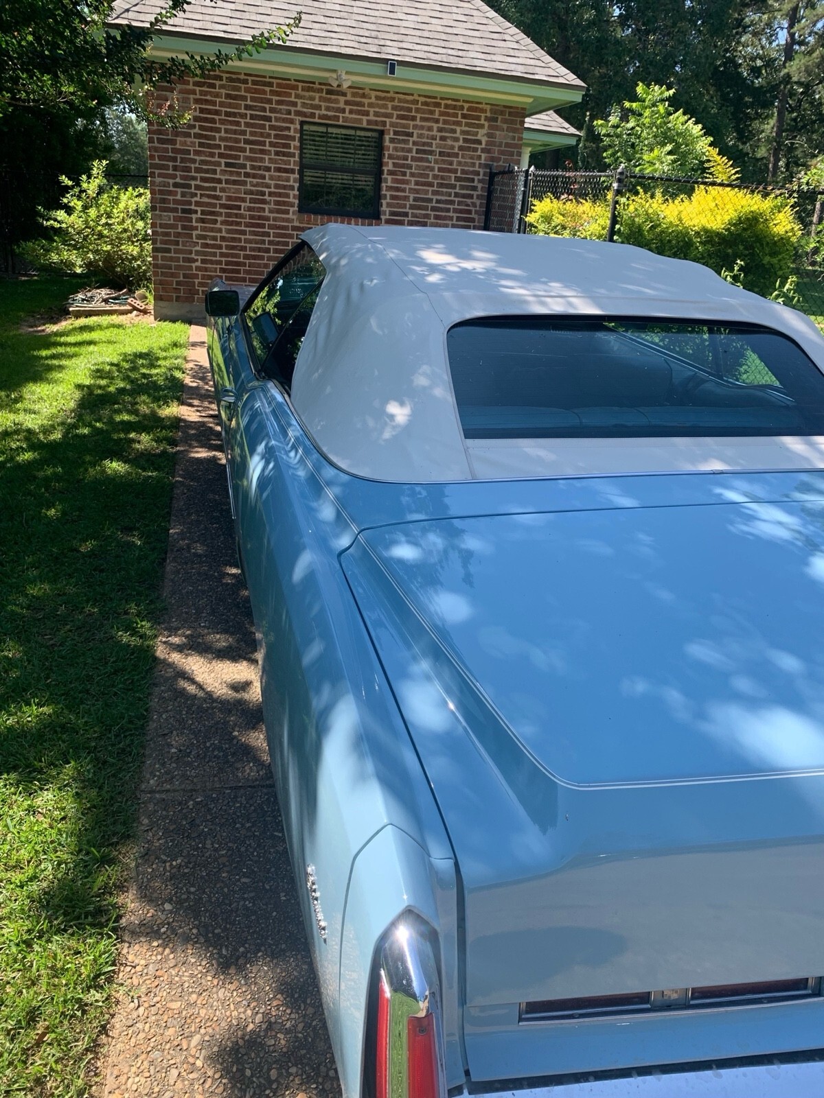 Blue 1975 Cadillac Eldorado Convertible