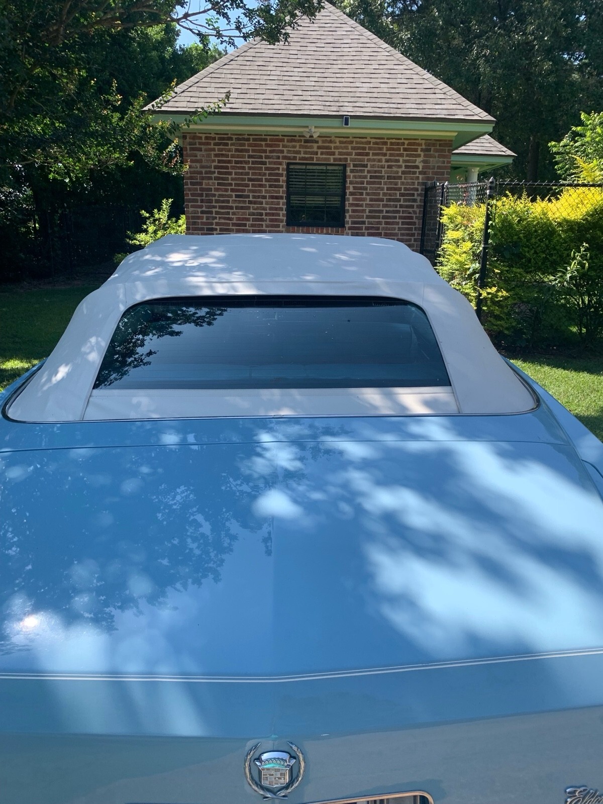 Blue 1975 Cadillac Eldorado Convertible