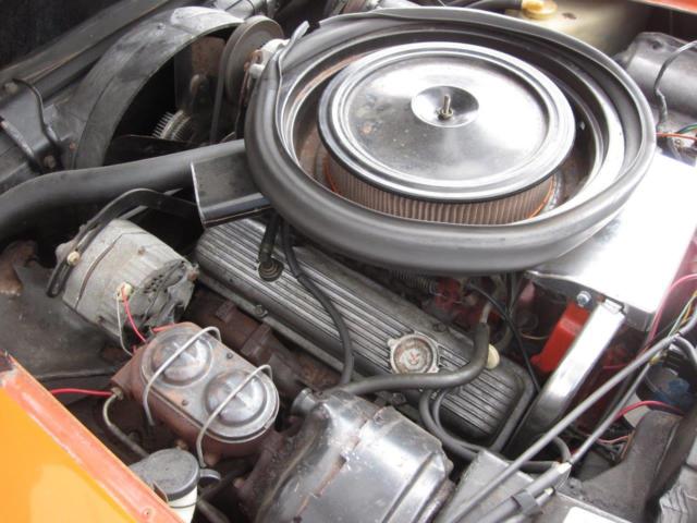Orange 1975 Chevrolet Corvette Convertible