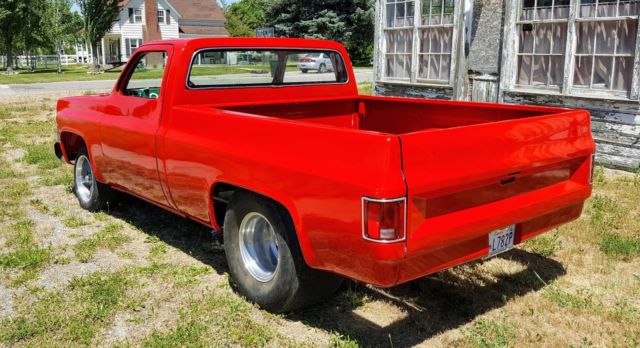 Red 1976 Chevrolet C-10 Cab & Chassis with Red interior