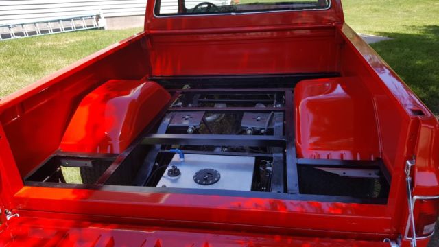 Red 1976 Chevrolet C-10 Cab & Chassis with Red interior