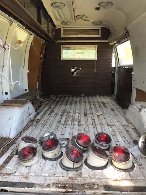 Red 1976 Chevrolet Other Cargo Van with Tan interior