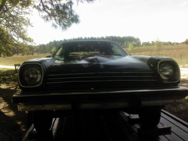 Black 1976 Chevrolet Vega Hatchback