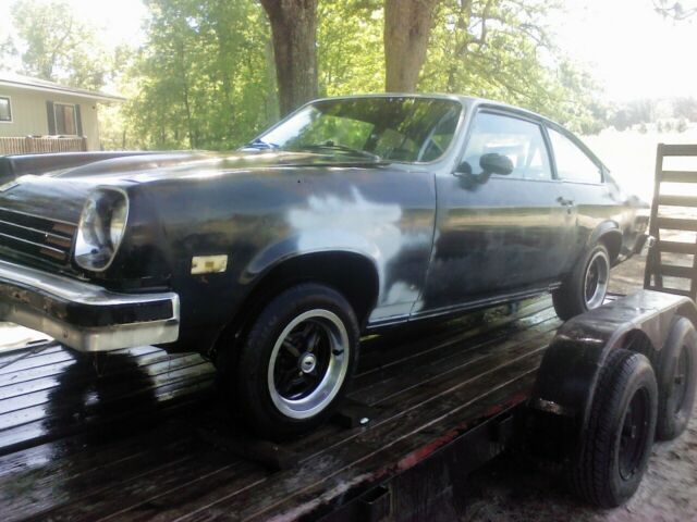 Black 1976 Chevrolet Vega Hatchback