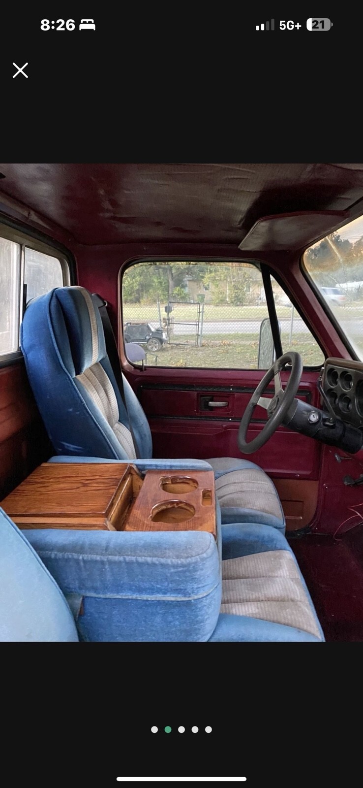 Orange 1977 GMC Pickup