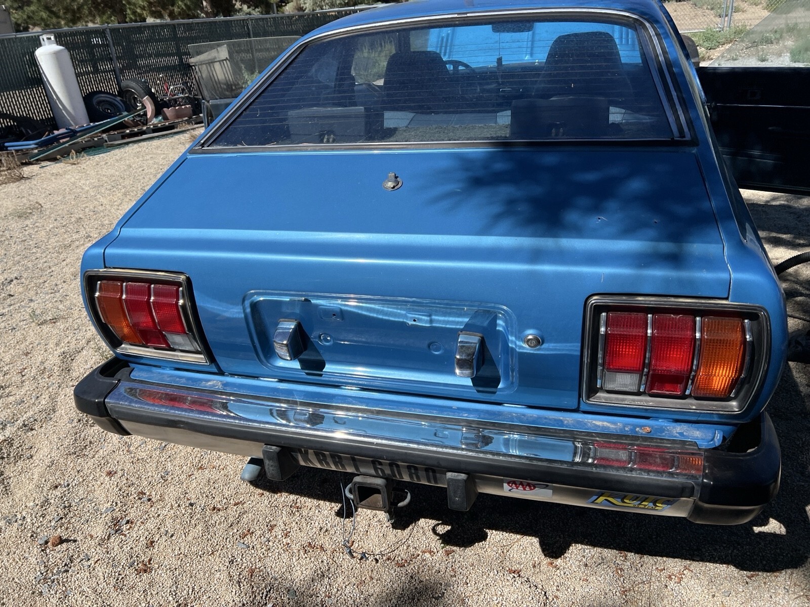 Blue 1977 Toyota Corolla