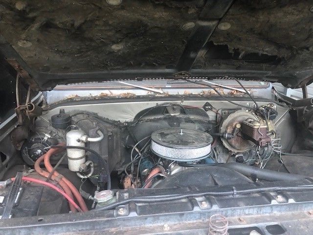 Gray 1978 Chevrolet Blazer Standard Cab Pickup with Red interior