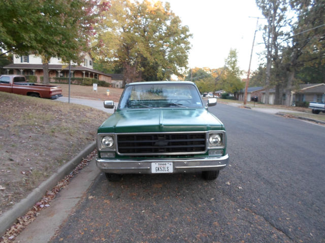 Green 1978 Chevrolet C-10