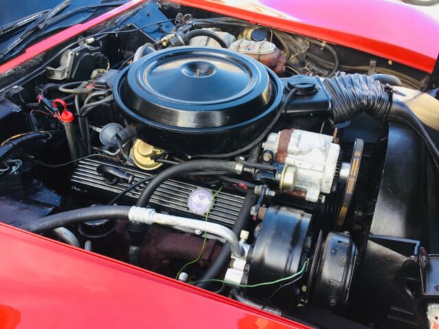 Tan 1978 Chevrolet Corvette with Red interior