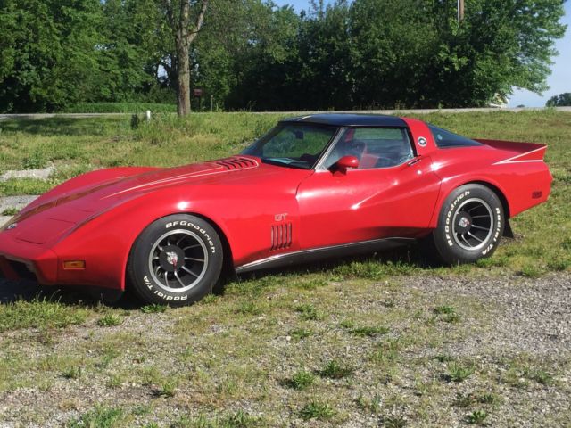Red 1978 Chevrolet Corvette with Red interior